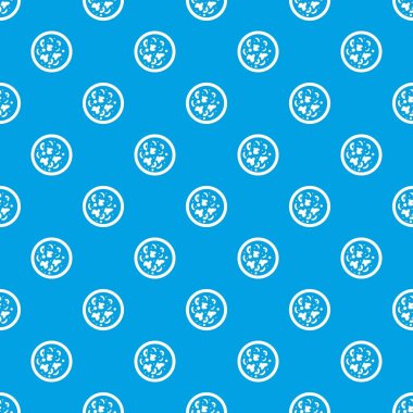 Asyalı sıcak tabak deseni kesintisiz mavi