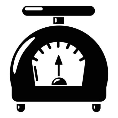 Ölçek simgesi, basit tarzı.