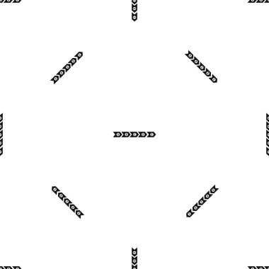 Adım adım Infographic desen sorunsuz siyah