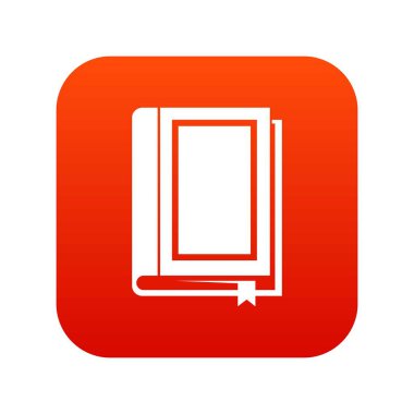 Kitap simgesini dijital kırmızı