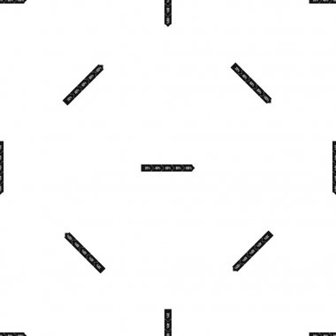 Yüzde ok Infographic desen sorunsuz siyah