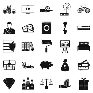 Sorumluluk simgeleri ayarlandı, basit biçim