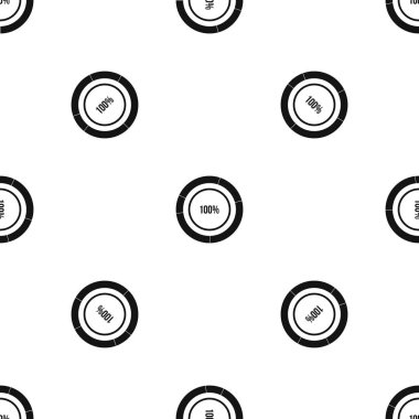 Diyagram pasta grafik desen sorunsuz siyah