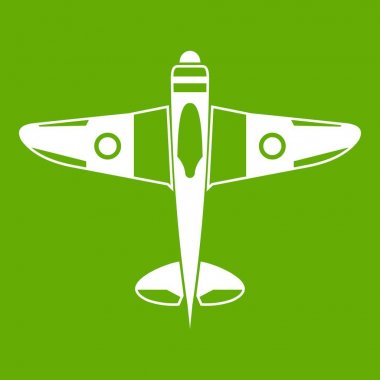 Askeri avcı uçağı simgesi yeşil