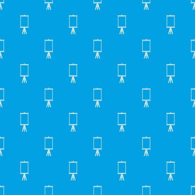 Şövale desen kesintisiz mavi