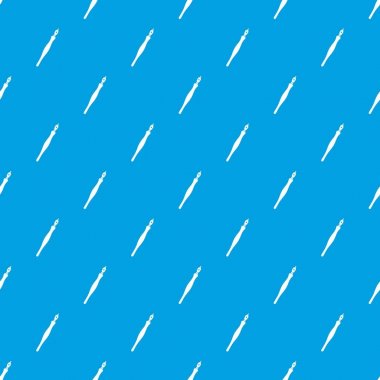 Dolma kalem desen kesintisiz mavi