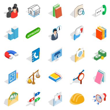 Tugay Icons set, izometrik stili