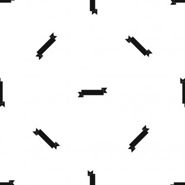 Origami şerit deseni sorunsuz siyah