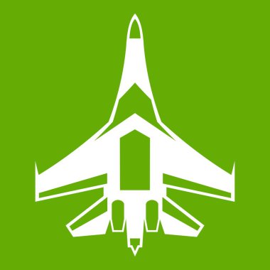 Jet avcı uçağı simgesi yeşil