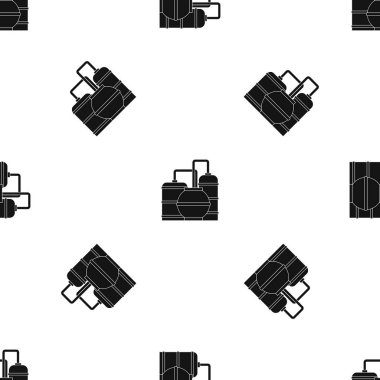 Gaz depolama tankları Dikişsiz siyah desen