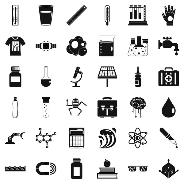 Conjunto de iconos de desarrollo, estilo simple — Archivo Imágenes Vectoriales