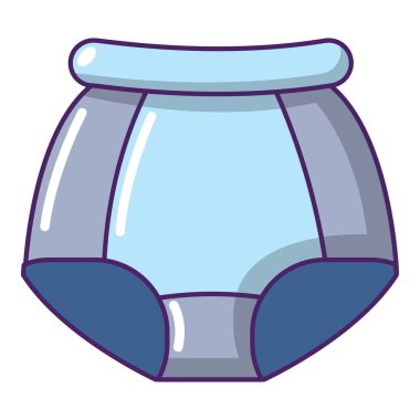 İç çamaşırı retro simgesi, karikatür tarzı