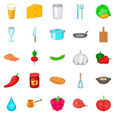 Prog Icons set, karikatür tarzı