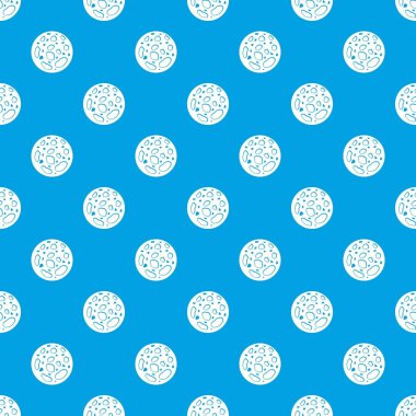 Ölü gezegen desen kesintisiz mavi