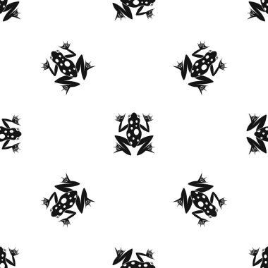 Kurbağa desen sorunsuz siyah