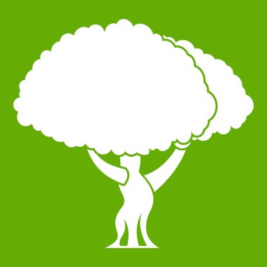 Ağaç simgesiyle yeşil