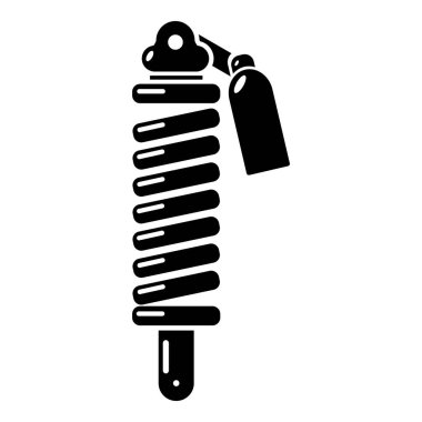 Darbe emici simgesi, basit tarzı.