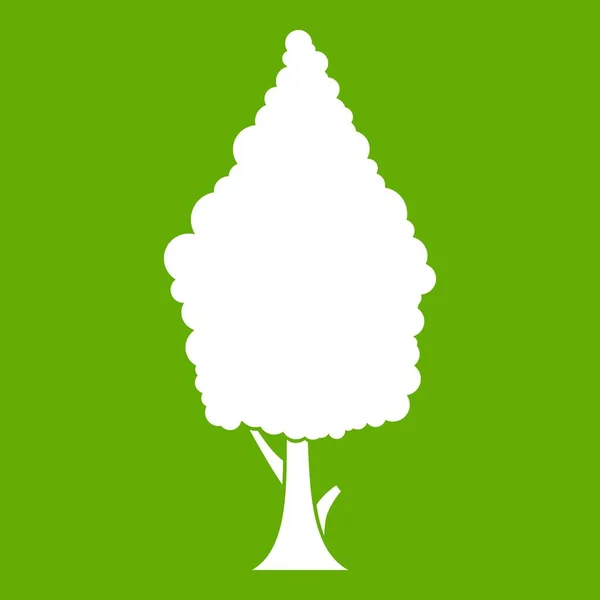 Zypressensymbol grün — Stockvektor