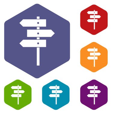 Yön işaretleri Icons set