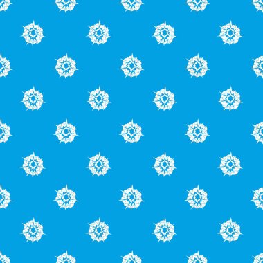 Yangın patlama desen kesintisiz mavi