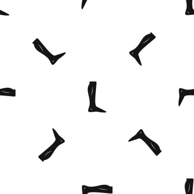 İnsan bacak desen sorunsuz siyah