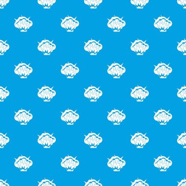 Mermi patlama desen kesintisiz mavi