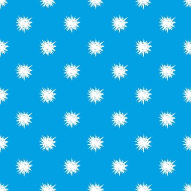 Korkunç patlama desen kesintisiz mavi