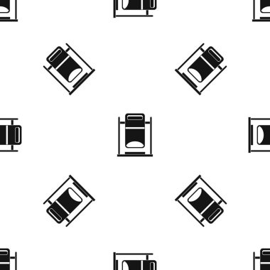 Sallanan çöp tenekesi desen sorunsuz siyah