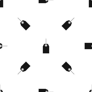 Siyah etiket desen sorunsuz siyah