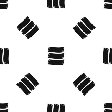 Üç afiş desen sorunsuz siyah