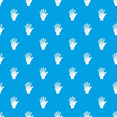 VR manipülatör desen kesintisiz mavi