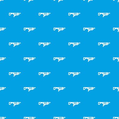 Oyun silah desen kesintisiz mavi
