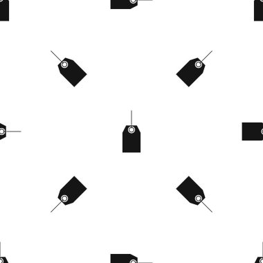 Siyah etiket desen sorunsuz siyah