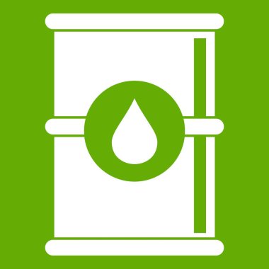 Varil petrol simgesi yeşil