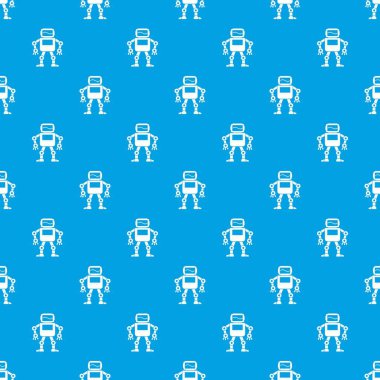 Otomatik mekanizma desen kesintisiz mavi