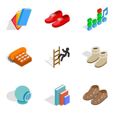Sunu Icons set, izometrik stili