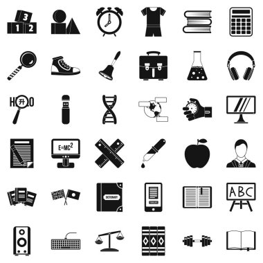 ABC Icons set, basit tarzı