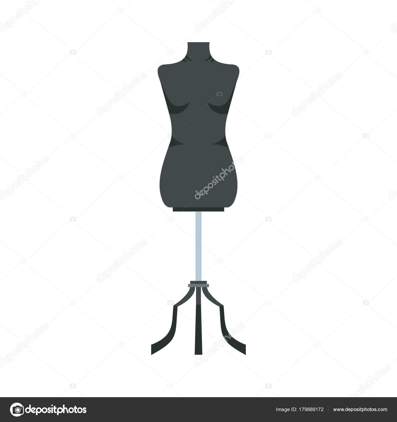 Black White Illustration Of Female Male Mannequin Tailor