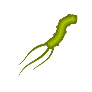 Tehlikeli virüs simgesi, düz stil