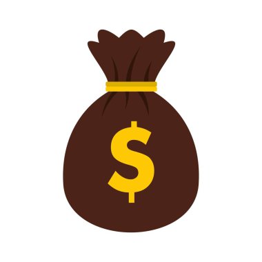 Dolar simgesi, düz stil çanta