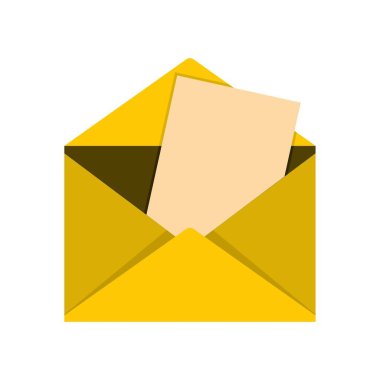 zarf simgesi, düz biçim