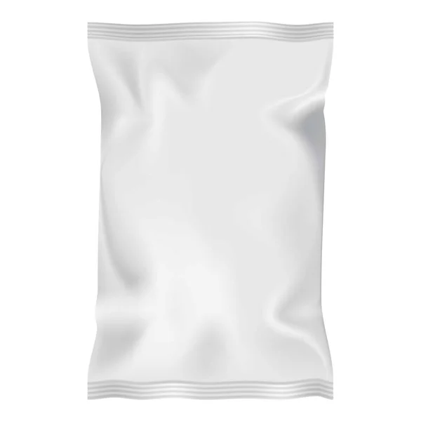 Toallitas húmedas paquete maqueta, estilo realista — Vector de stock