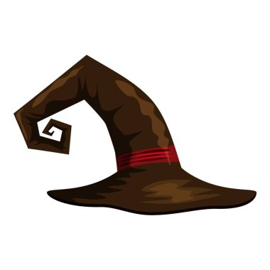 Cadı şapkası Icon, karikatür tarzı