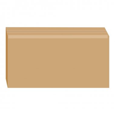 Karton kutu mockup, gerçekçi mühürlü