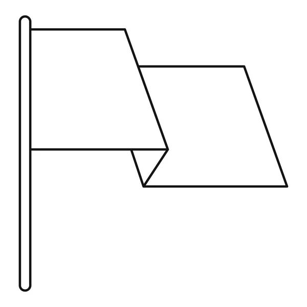 Flaggikonen, dispositionsformat — Stock vektor