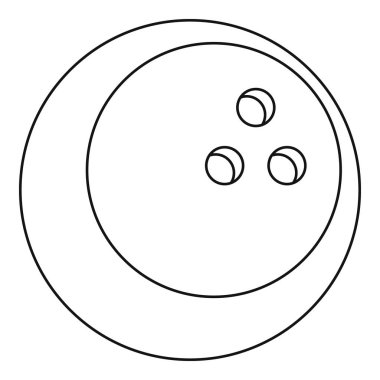 Top bowling simgesi, anahat stili oynamak için