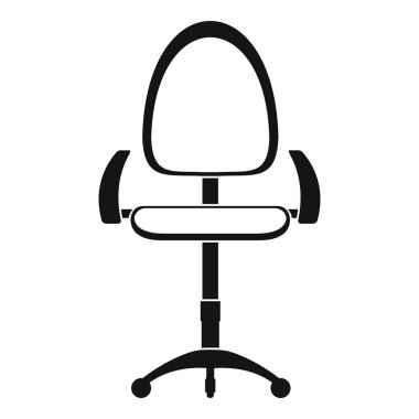 Modern ofis sandalye simge, basit tarzı