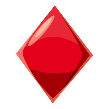 Kartı simgesi, karikatür tarzı dolaşan elmas takım elbise