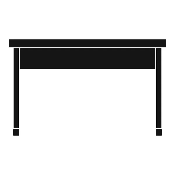 Desk icon, simple style — Stock Vector