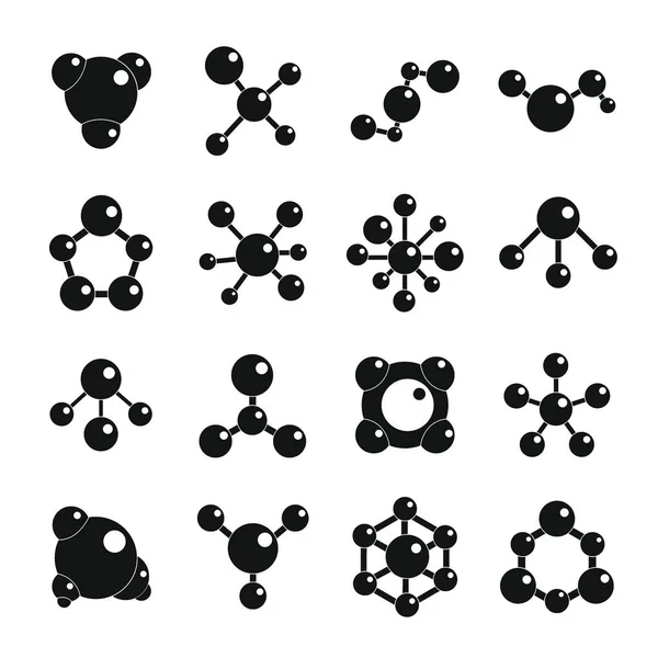 分子图标设置, 简单样式 — 图库矢量图片